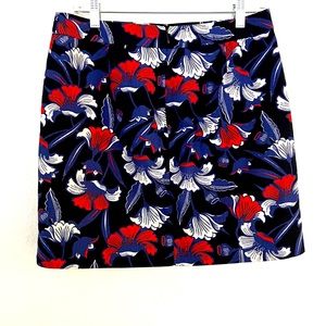 J CREW MULTICOLOR MINI SKIRT
